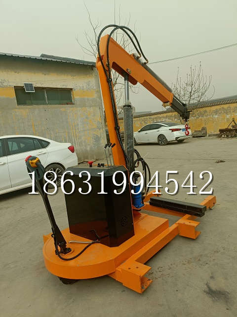 稷山县自卸车厢随车吊 自制轮式四不像起重机 四驱平板吊 5吨 贵盛